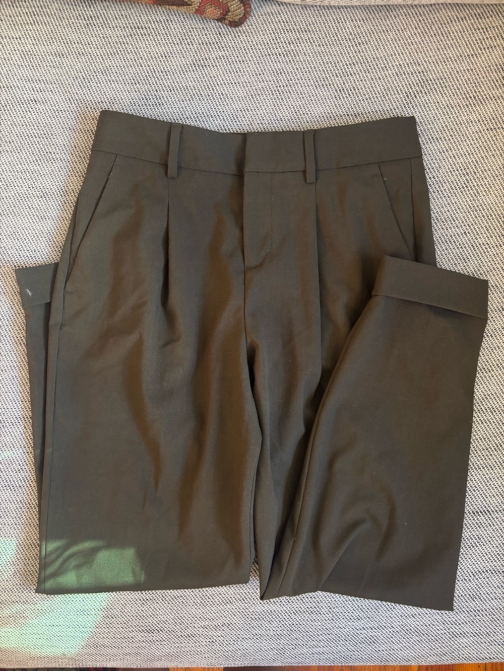 Women's Olive Green Dress Pants
